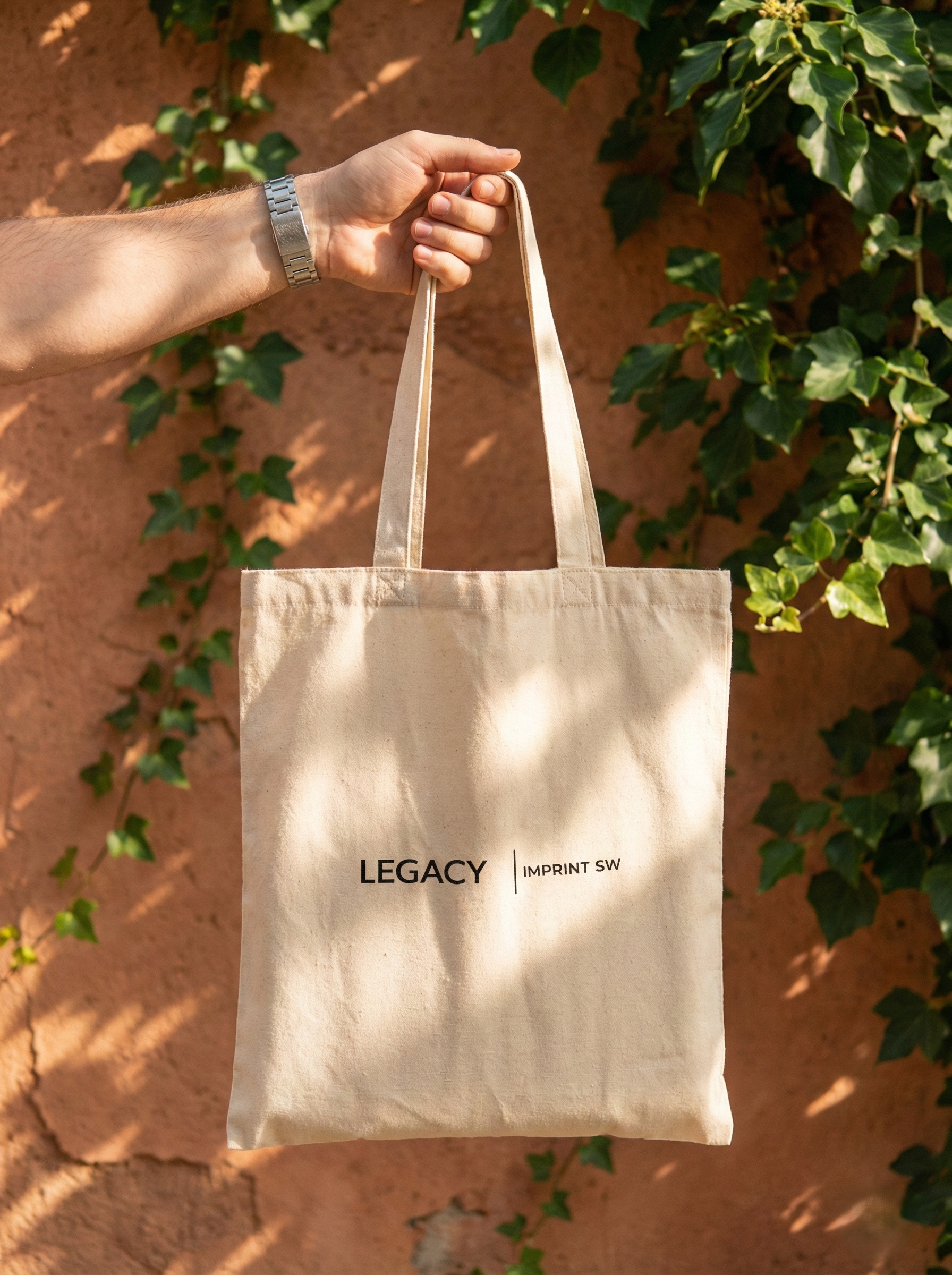 Legacy Imprint SW branded cotton tote bag